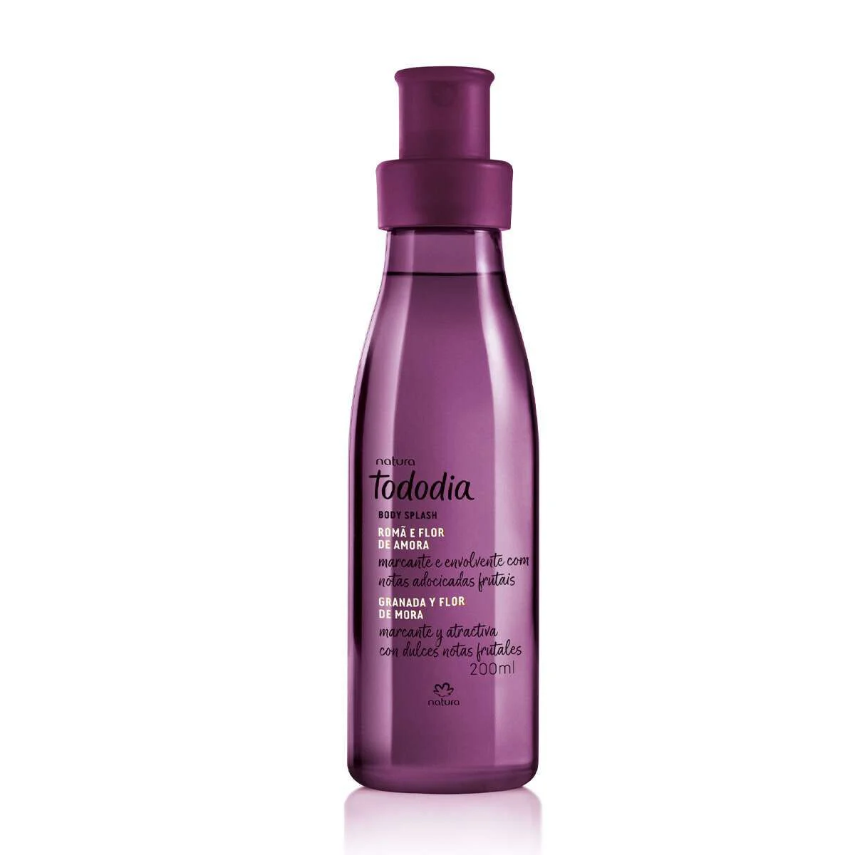 Body Splash Desodorante Colônia Tododia Romã e Flor de Amora 200 ml — foto 1