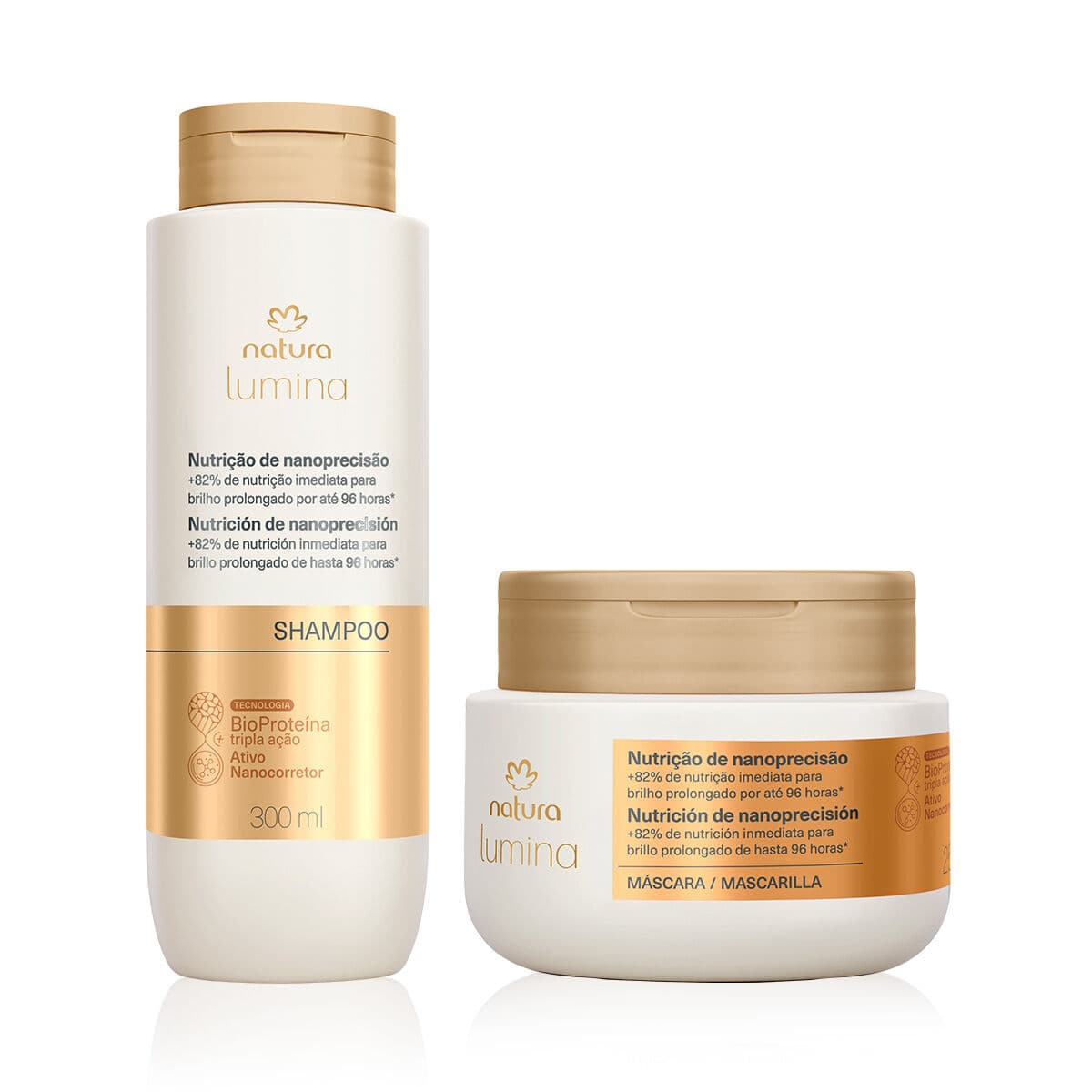 Kit Natura Lumina Nutrição e Nanoprecisão Shampoo e Máscara (2 produtos) — foto 1