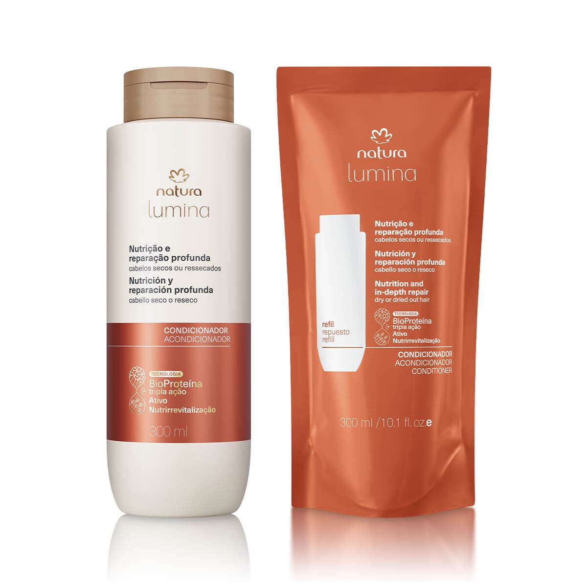 Kit Condicionador com Refil Lumina Nutrição e Reparação Profunda — foto 1