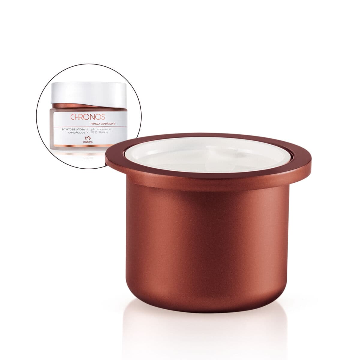 Refil Gel Creme 45+ Dia Antissinais Firmeza e Radiância Chronos 40 g — foto 1
