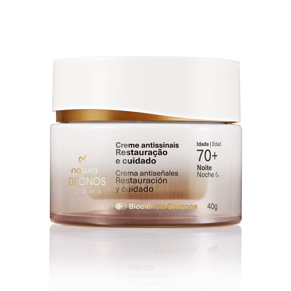 Creme Antissinais Restauração e Cuidado 70+ Noite Chronos Derma 40 g — foto 1