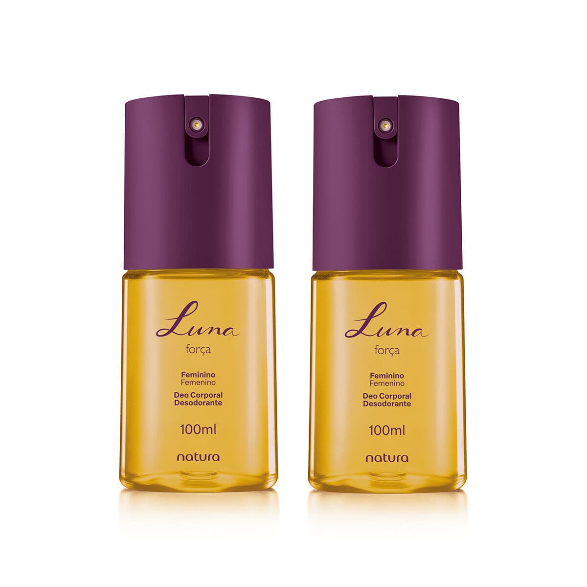 Kit Desodorante Corporal Feminino Luna Força 2 produtos de 100 ml — foto 1