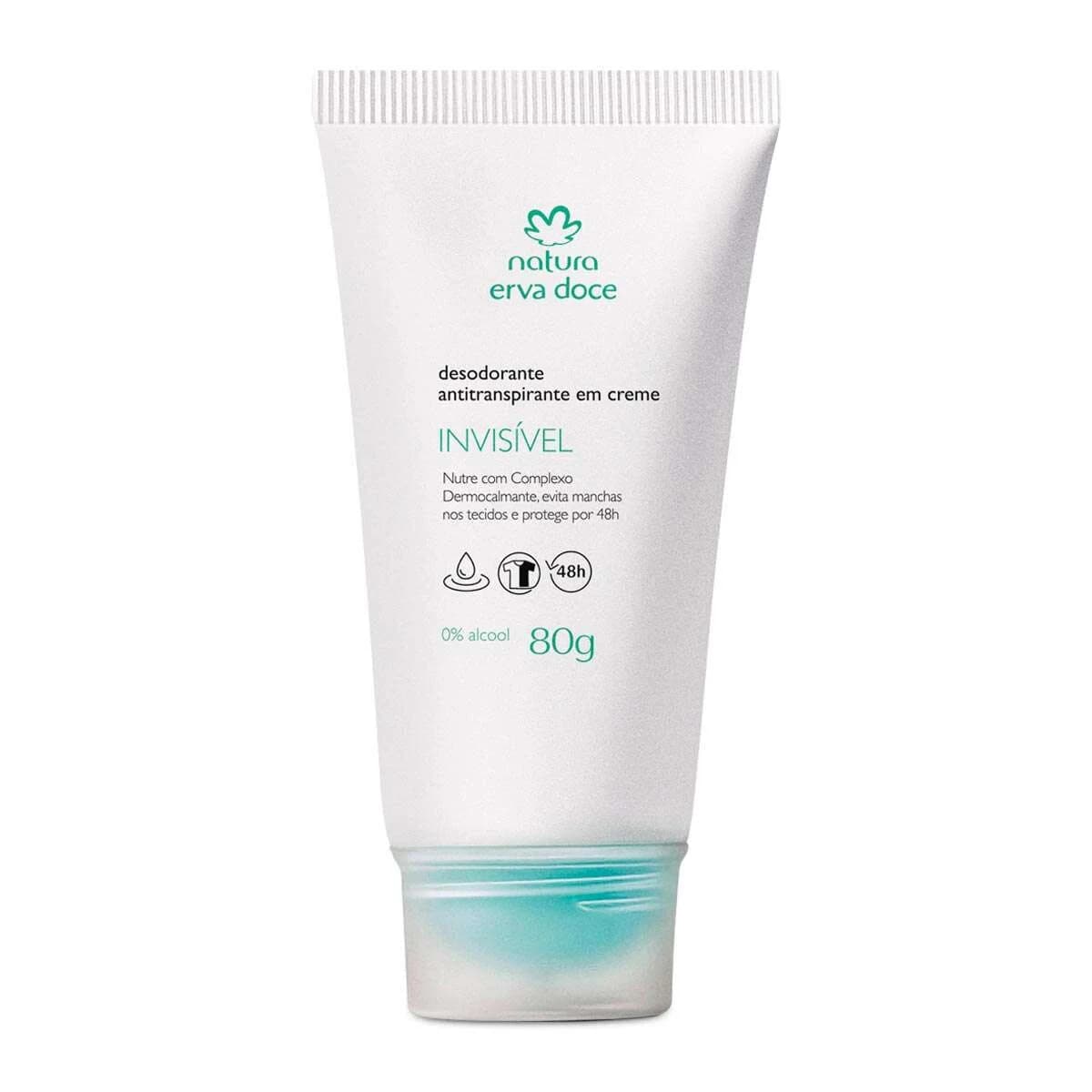 Desodorante Antitranspirante em Creme Erva Doce 80 g — foto 1
