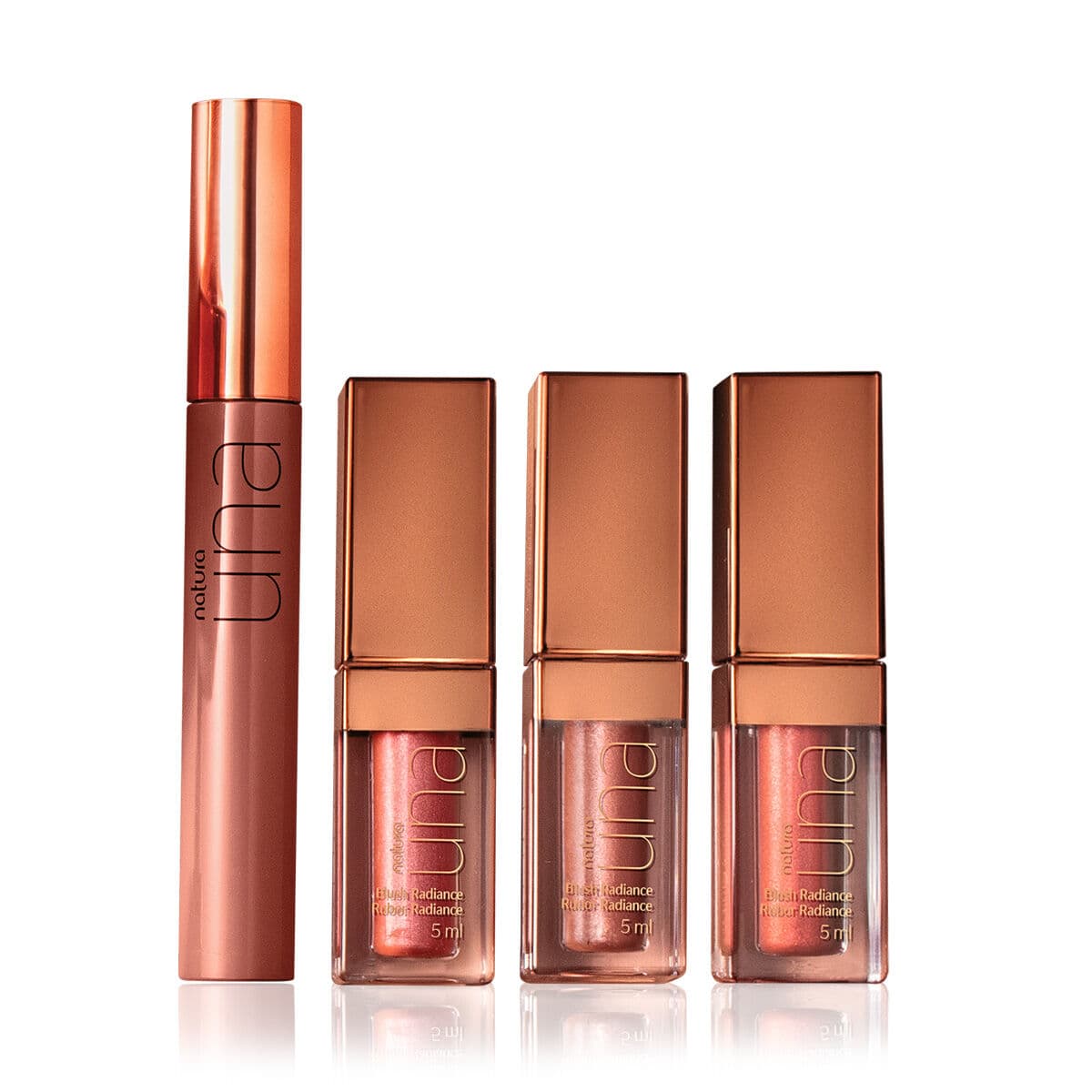 Kit Natura Una Nude Máscara de Cílios e Blush Líquido (4 produtos) — foto 1