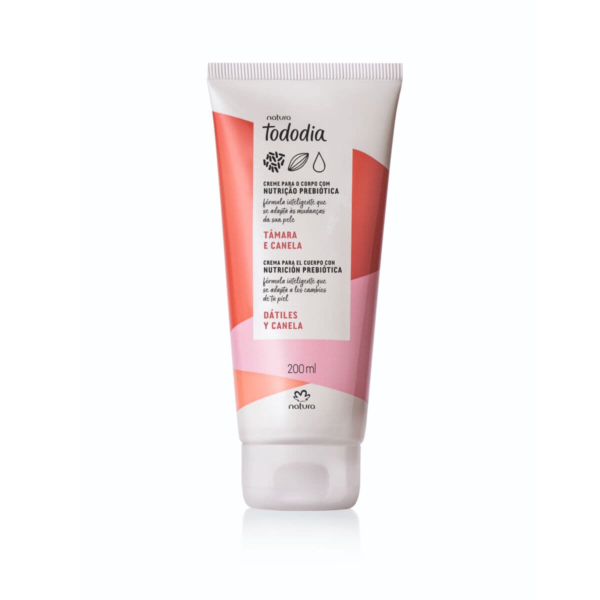 Creme Desodorante Nutritivo para o Corpo Tododia Tâmara e Canela 200 ml — foto 1