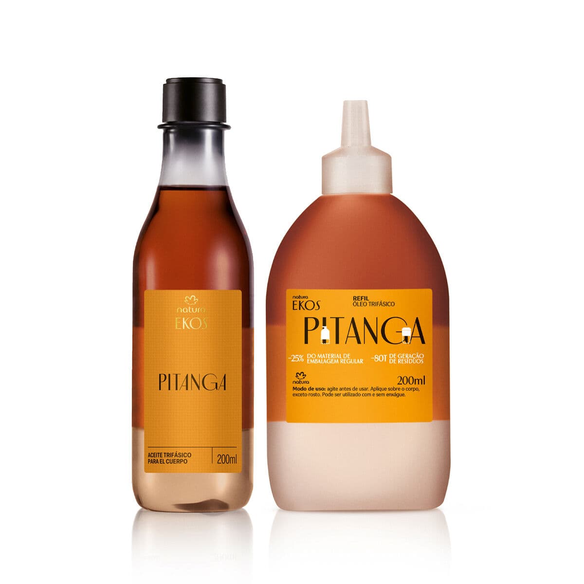 Kit Óleo Trifásico Desodorante Corporal Ekos Pitanga com Refil 200 ml — foto 1