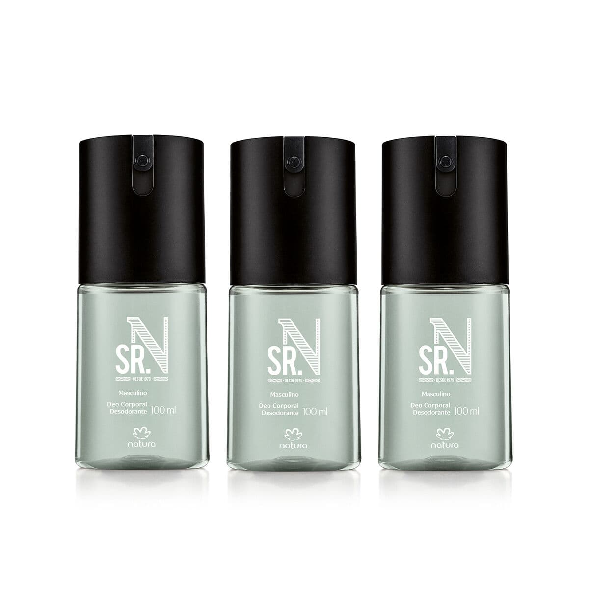 Kit Desodorante Corporal Masculino Sr. N 3 produtos de 100 ml — foto 1