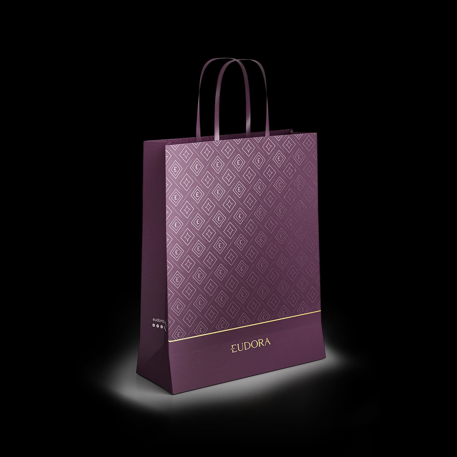 Sacola Presenteável Roxo Eudora — foto 1