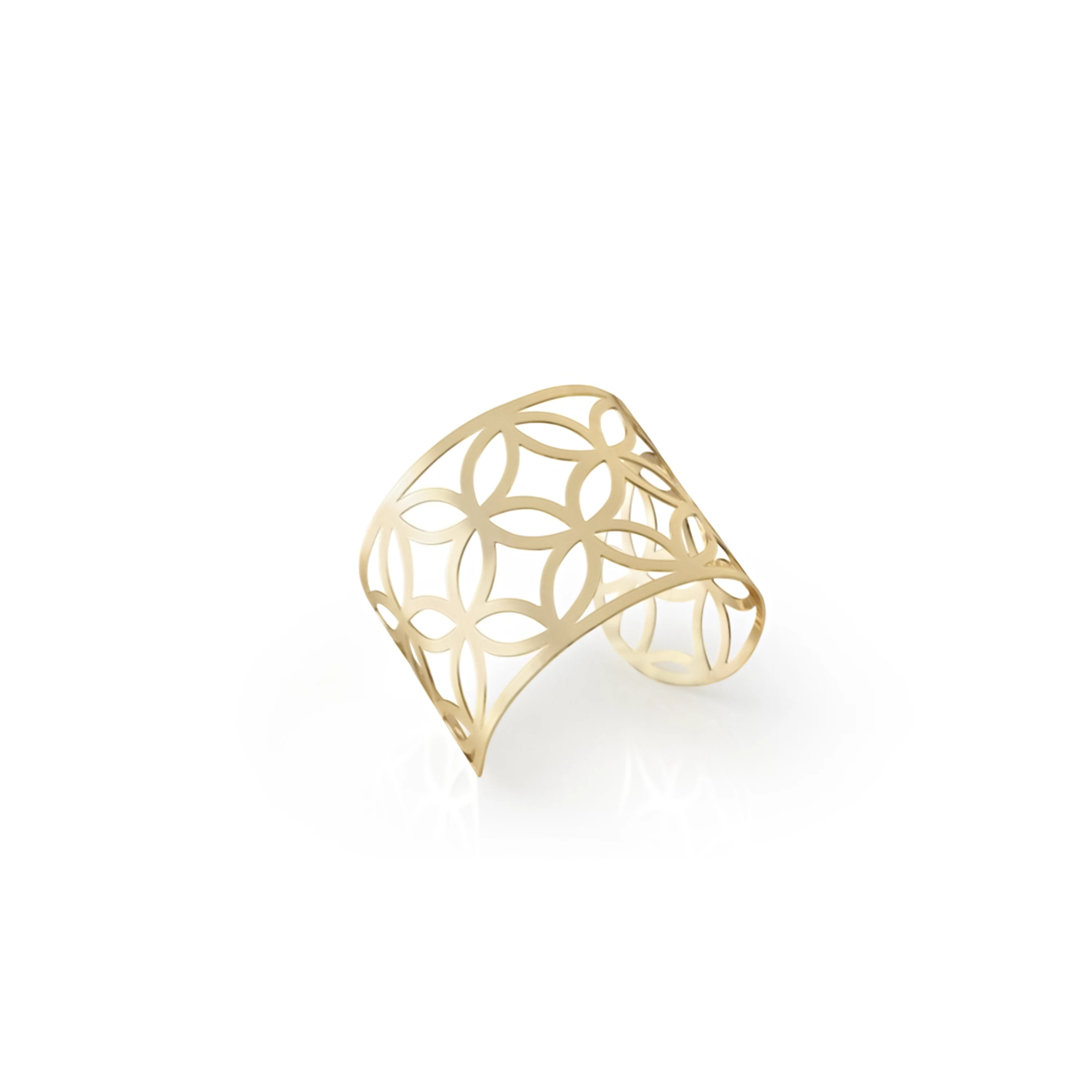 Bracelete Dourado Metal Eudora