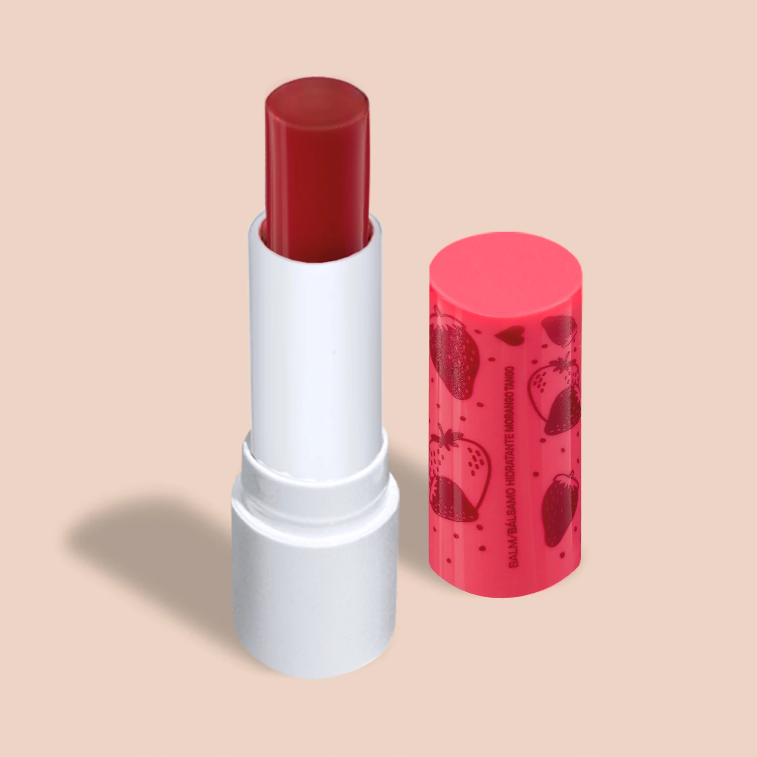 Balm Labial Hidratante Vermelho Morango Tango 3,5G