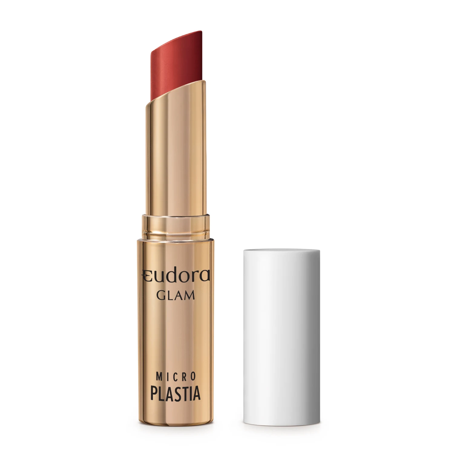 Batom Vermelho Ruby Eudora Glam Microplastia 3,3G — foto 1