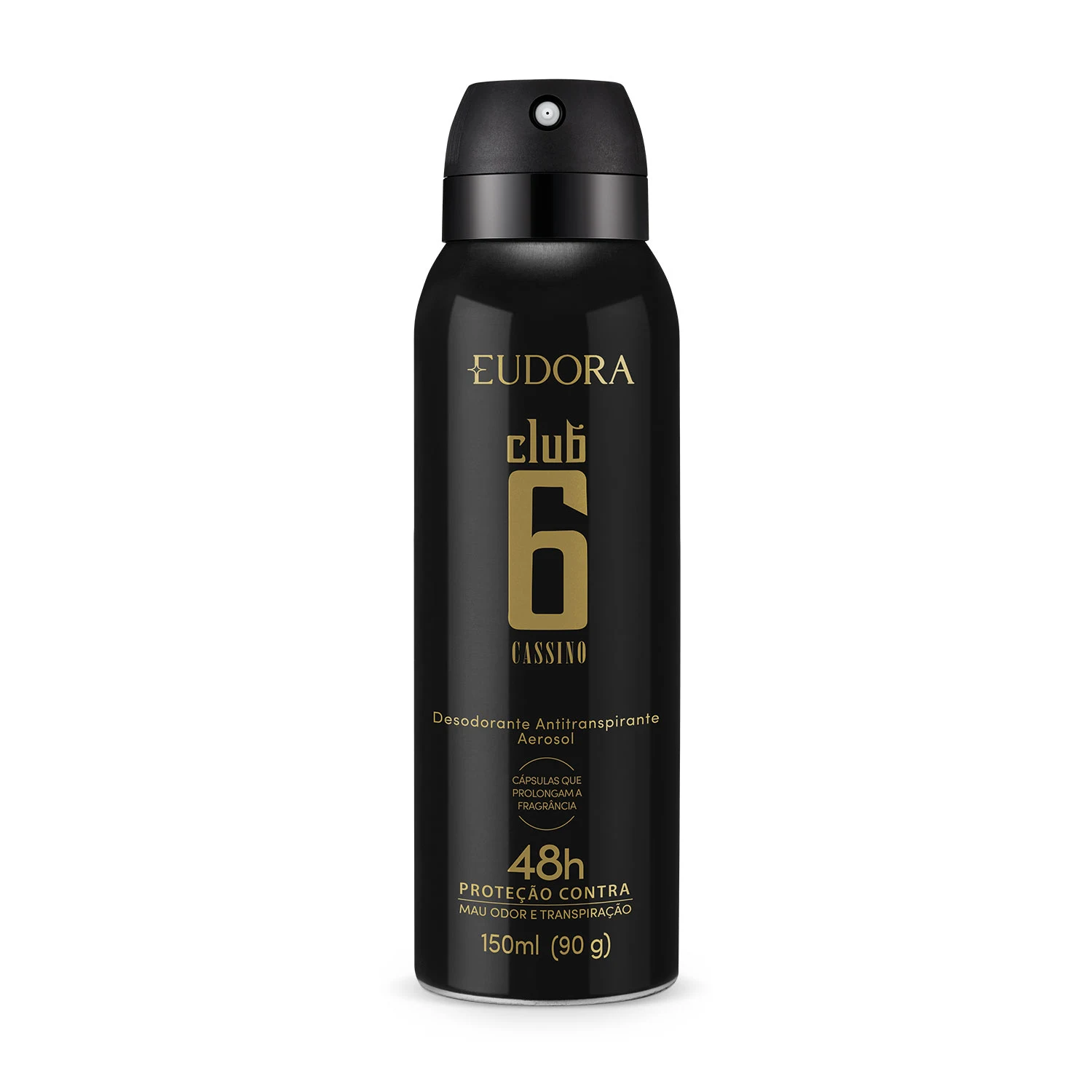 Desodorante Antitranspirante Aerosol Club 6 Cassino 150Ml/90G — foto 1