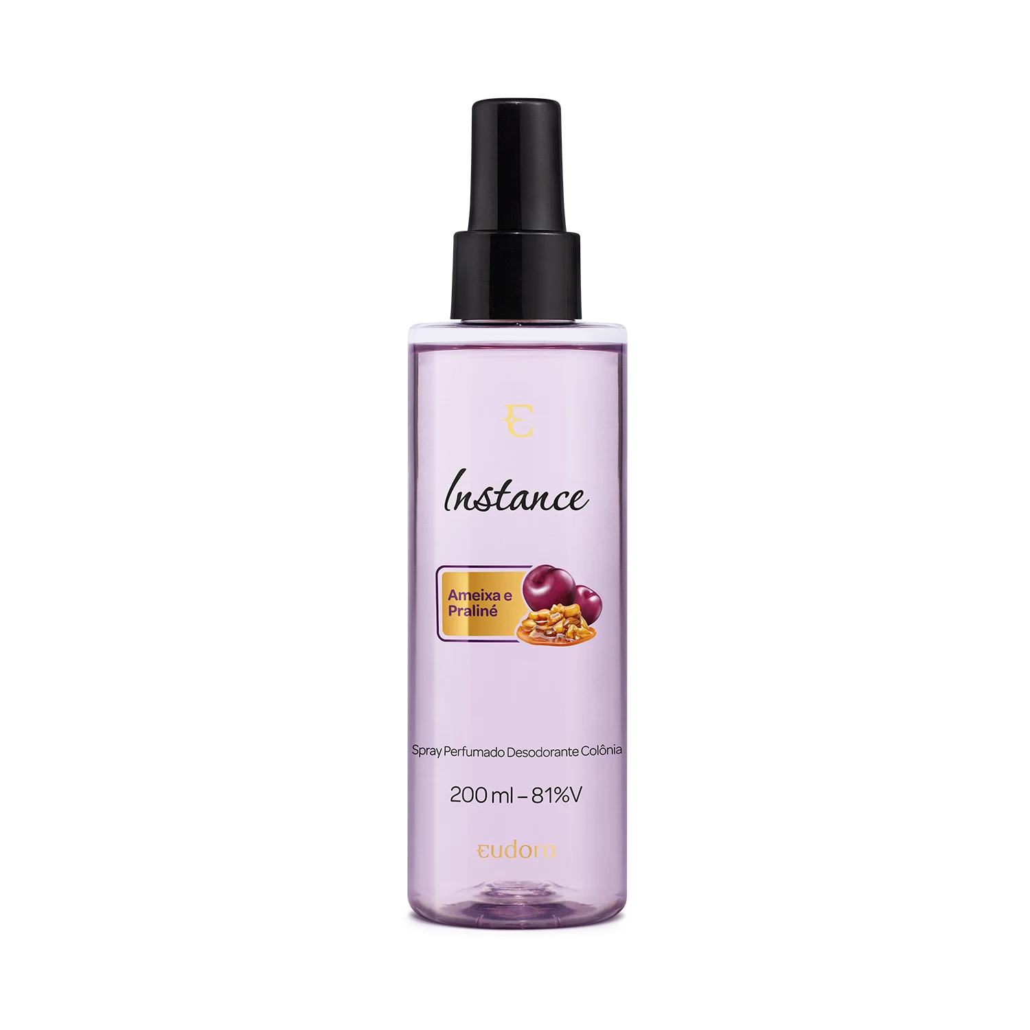 Spray Perfumado Desodorante Colônia Instance Ameixa E Praliné 200Ml — foto 1