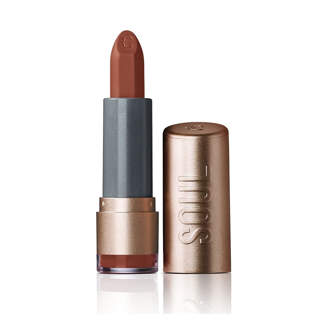 Batom Soul Kiss Me Efeito Matte Marrom Tendência 3,7G — foto 1