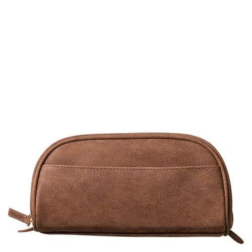 Boticário Necessaire Máscara Marrom Pvc Sem Alça — foto 1